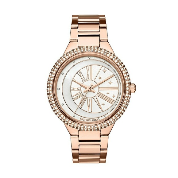 Michael Kors Accessories - MK rose gold tone Luna watch